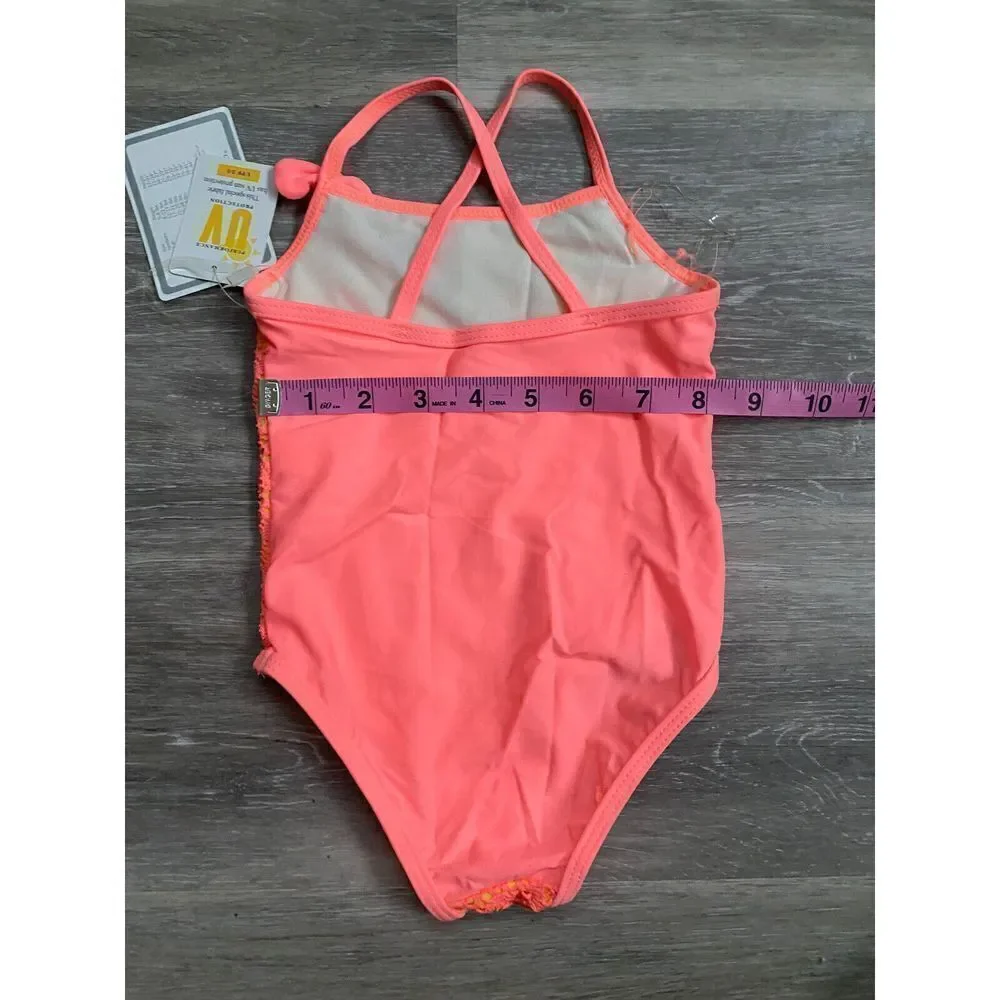 Koala Kids Girls 24 Months 1 Piece Pink Bathing Suit Swimsuit New Baby UPF 50